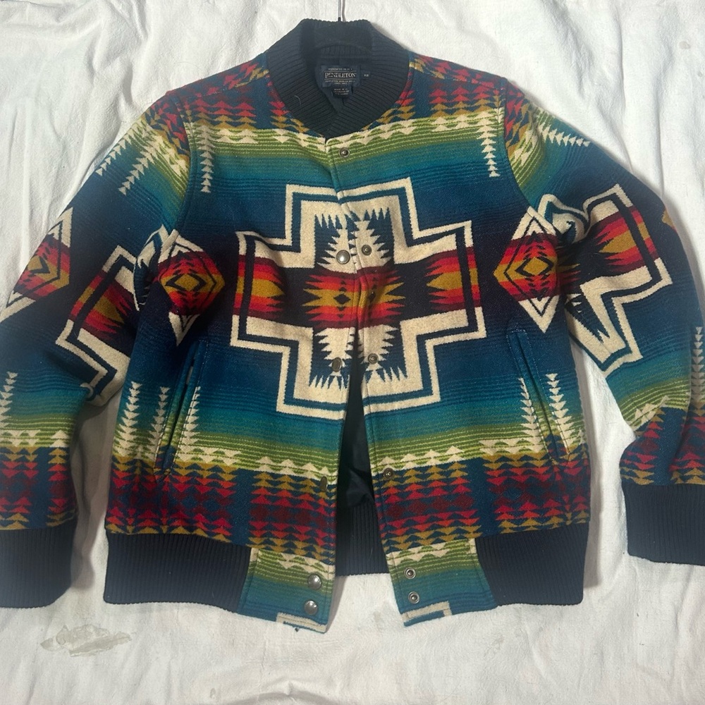 Pendletonxfreepeople bomber jacket